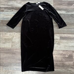 NWT Chico's Velvet Classic Dress